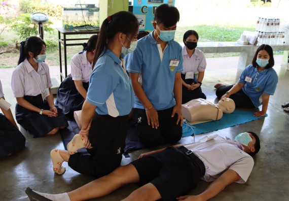 ภาพกิจกรรม โปรแกรมวิชาสาธารณสุขศาสตร์ จัดกิจกรรมบริการวิชาการด้านสุขภาพ