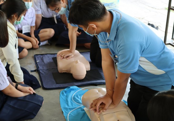 ภาพกิจกรรม โปรแกรมวิชาสาธารณสุขศาสตร์ จัดกิจกรรมบริการวิชาการด้านสุขภาพ
