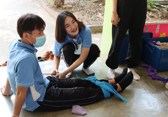 ภาพกิจกรรม โปรแกรมวิชาสาธารณสุขศาสตร์ จัดกิจกรรมบริการวิชาการด้านสุขภาพ