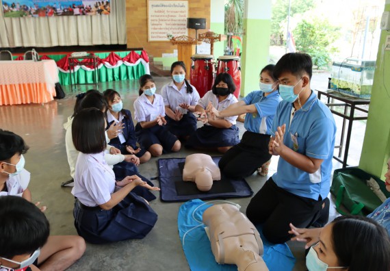 ภาพกิจกรรม โปรแกรมวิชาสาธารณสุขศาสตร์ จัดกิจกรรมบริการวิชาการด้านสุขภาพ