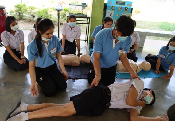 ภาพกิจกรรม โปรแกรมวิชาสาธารณสุขศาสตร์ จัดกิจกรรมบริการวิชาการด้านสุขภาพ