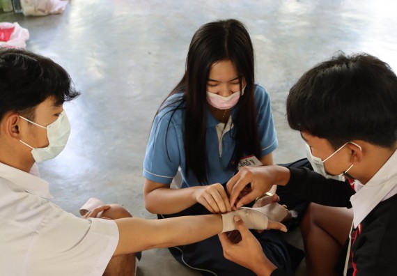 ภาพกิจกรรม โปรแกรมวิชาสาธารณสุขศาสตร์ จัดกิจกรรมบริการวิชาการด้านสุขภาพ