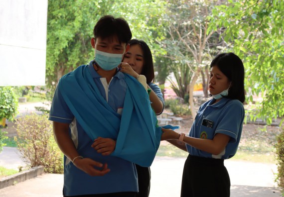 ภาพกิจกรรม โปรแกรมวิชาสาธารณสุขศาสตร์ จัดกิจกรรมบริการวิชาการด้านสุขภาพ