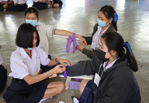 ภาพกิจกรรม โปรแกรมวิชาสาธารณสุขศาสตร์ จัดกิจกรรมบริการวิชาการด้านสุขภาพ