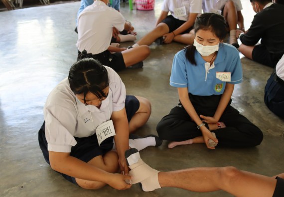 ภาพกิจกรรม โปรแกรมวิชาสาธารณสุขศาสตร์ จัดกิจกรรมบริการวิชาการด้านสุขภาพ