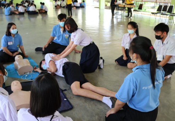 ภาพกิจกรรม โปรแกรมวิชาสาธารณสุขศาสตร์ จัดกิจกรรมบริการวิชาการด้านสุขภาพ