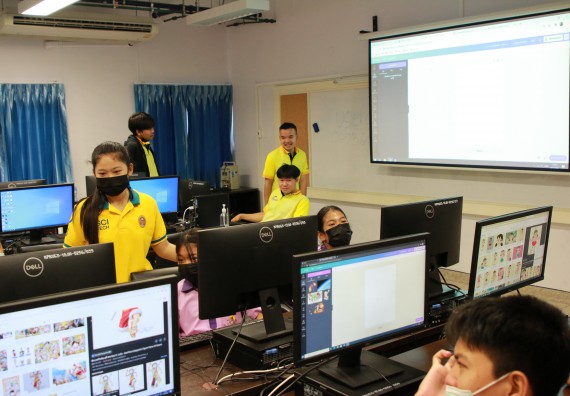 ภาพกิจกรรม คณะวิทยาศาสตร์และเทคโนโลยี จัดโครงการส่งเสริมนักเรียนที่มีความสามารถพิเศษด้านคณิตศาสตร์ วิทยาศาสตร์ ภาษาอังกฤษ และเทคโนโลยี