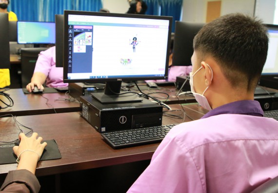 ภาพกิจกรรม คณะวิทยาศาสตร์และเทคโนโลยี จัดโครงการส่งเสริมนักเรียนที่มีความสามารถพิเศษด้านคณิตศาสตร์ วิทยาศาสตร์ ภาษาอังกฤษ และเทคโนโลยี