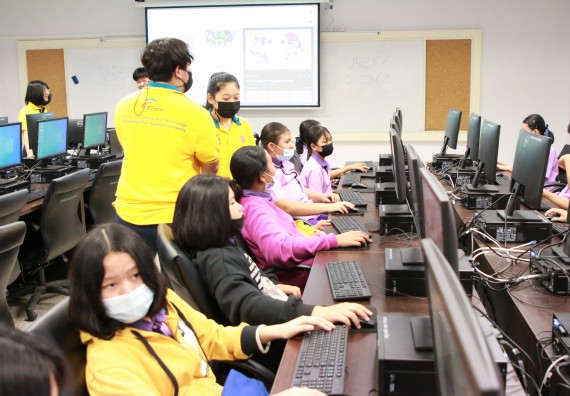 ภาพกิจกรรม คณะวิทยาศาสตร์และเทคโนโลยี จัดโครงการส่งเสริมนักเรียนที่มีความสามารถพิเศษด้านคณิตศาสตร์ วิทยาศาสตร์ ภาษาอังกฤษ และเทคโนโลยี