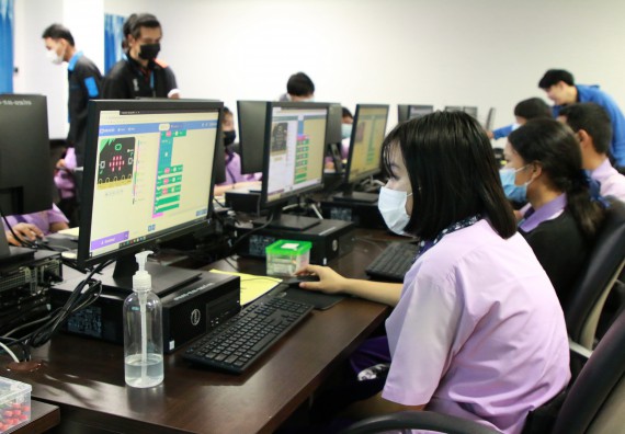 ภาพกิจกรรม คณะวิทยาศาสตร์และเทคโนโลยี จัดโครงการส่งเสริมนักเรียนที่มีความสามารถพิเศษด้านคณิตศาสตร์ วิทยาศาสตร์ ภาษาอังกฤษ และเทคโนโลยี