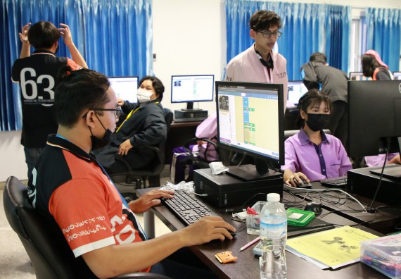 ภาพกิจกรรม คณะวิทยาศาสตร์และเทคโนโลยี จัดโครงการส่งเสริมนักเรียนที่มีความสามารถพิเศษด้านคณิตศาสตร์ วิทยาศาสตร์ ภาษาอังกฤษ และเทคโนโลยี