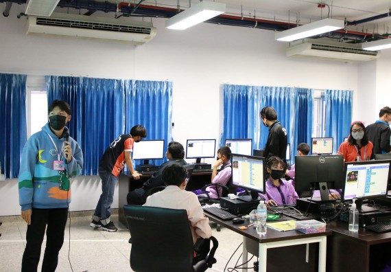 ภาพกิจกรรม คณะวิทยาศาสตร์และเทคโนโลยี จัดโครงการส่งเสริมนักเรียนที่มีความสามารถพิเศษด้านคณิตศาสตร์ วิทยาศาสตร์ ภาษาอังกฤษ และเทคโนโลยี