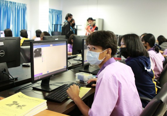 ภาพกิจกรรม คณะวิทยาศาสตร์และเทคโนโลยี จัดโครงการส่งเสริมนักเรียนที่มีความสามารถพิเศษด้านคณิตศาสตร์ วิทยาศาสตร์ ภาษาอังกฤษ และเทคโนโลยี