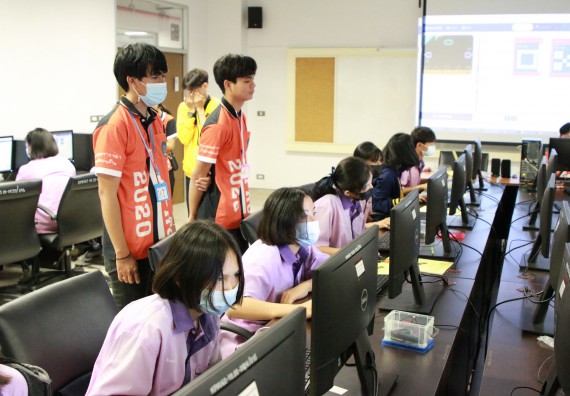 ภาพกิจกรรม คณะวิทยาศาสตร์และเทคโนโลยี จัดโครงการส่งเสริมนักเรียนที่มีความสามารถพิเศษด้านคณิตศาสตร์ วิทยาศาสตร์ ภาษาอังกฤษ และเทคโนโลยี