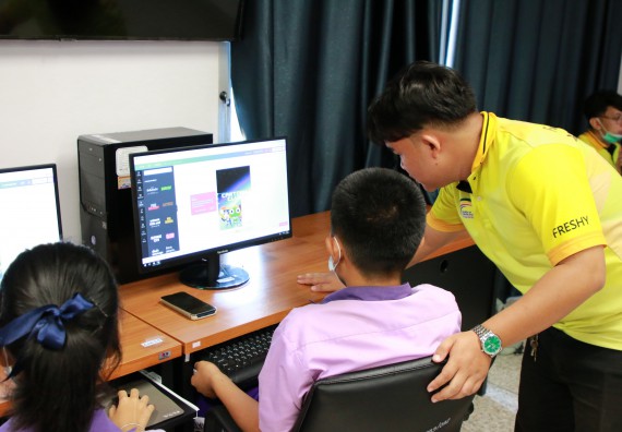 ภาพกิจกรรม คณะวิทยาศาสตร์และเทคโนโลยี จัดโครงการส่งเสริมนักเรียนที่มีความสามารถพิเศษด้านคณิตศาสตร์ วิทยาศาสตร์ ภาษาอังกฤษ และเทคโนโลยี