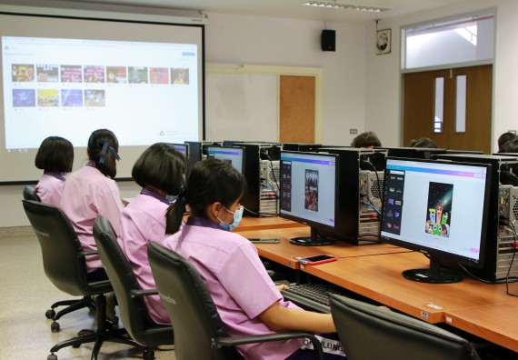 ภาพกิจกรรม คณะวิทยาศาสตร์และเทคโนโลยี จัดโครงการส่งเสริมนักเรียนที่มีความสามารถพิเศษด้านคณิตศาสตร์ วิทยาศาสตร์ ภาษาอังกฤษ และเทคโนโลยี