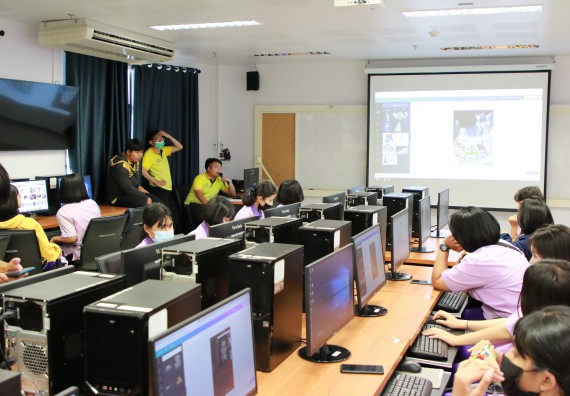 ภาพกิจกรรม คณะวิทยาศาสตร์และเทคโนโลยี จัดโครงการส่งเสริมนักเรียนที่มีความสามารถพิเศษด้านคณิตศาสตร์ วิทยาศาสตร์ ภาษาอังกฤษ และเทคโนโลยี