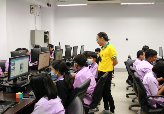 ภาพกิจกรรม คณะวิทยาศาสตร์และเทคโนโลยี จัดโครงการส่งเสริมนักเรียนที่มีความสามารถพิเศษด้านคณิตศาสตร์ วิทยาศาสตร์ ภาษาอังกฤษ และเทคโนโลยี