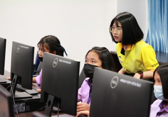 ภาพกิจกรรม คณะวิทยาศาสตร์และเทคโนโลยี จัดโครงการส่งเสริมนักเรียนที่มีความสามารถพิเศษด้านคณิตศาสตร์ วิทยาศาสตร์ ภาษาอังกฤษ และเทคโนโลยี