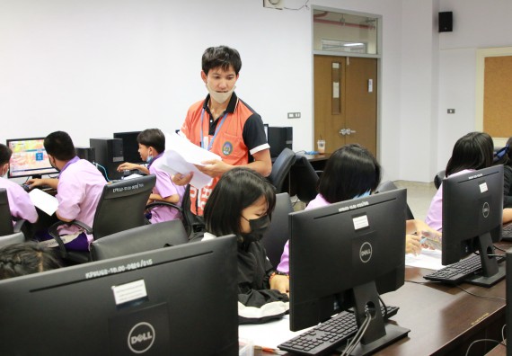 ภาพกิจกรรม คณะวิทยาศาสตร์และเทคโนโลยี จัดโครงการส่งเสริมนักเรียนที่มีความสามารถพิเศษด้านคณิตศาสตร์ วิทยาศาสตร์ ภาษาอังกฤษ และเทคโนโลยี