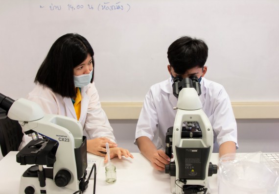 ภาพกิจกรรม โปรแกรมวิชาชีววิทยา จัดค่ายเทคนิคปลอดเชื้อและเพาะเลี้ยงเนื้อเยื่อพืช