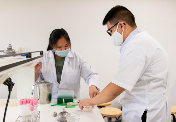 ภาพกิจกรรม โปรแกรมวิชาชีววิทยา จัดค่ายเทคนิคปลอดเชื้อและเพาะเลี้ยงเนื้อเยื่อพืช