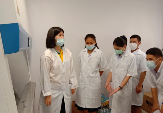 ภาพกิจกรรม โปรแกรมวิชาชีววิทยา จัดค่ายเทคนิคปลอดเชื้อและเพาะเลี้ยงเนื้อเยื่อพืช