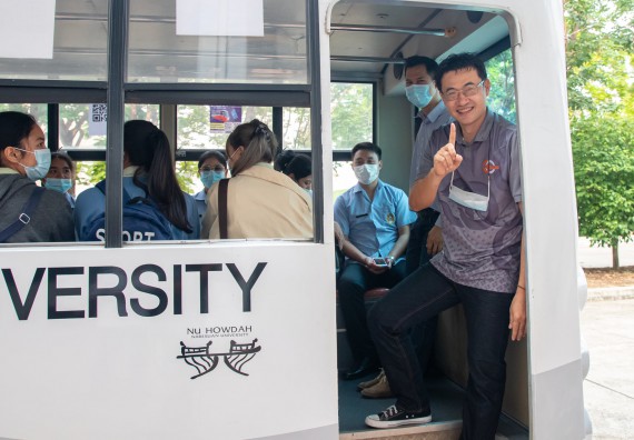 ภาพกิจกรรม โปรแกรมวิชาวิทยาศาสตร์สิ่งแวดล้อม จัดกิจกรรมโครงการส่งเสริมและสนับสนุนการจัดการเรียนการสอนเชิงบูรณาการกับการทำงาน เรื่อง ระบบบำบัดน้ำเสีย การวิเคราะห์คุณภาพน้ำในระบบบำบัดน้ำเสีย และระบบความปลอดภัยของผู้ปฏิบัติงาน รายวิชาเทคโนโลยีการจัดการน้ำเสี