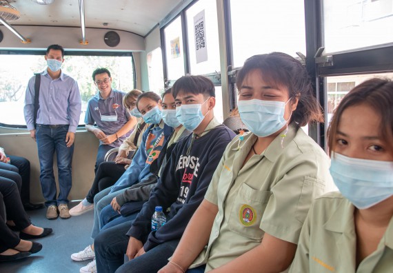 ภาพกิจกรรม โปรแกรมวิชาวิทยาศาสตร์สิ่งแวดล้อม จัดกิจกรรมโครงการส่งเสริมและสนับสนุนการจัดการเรียนการสอนเชิงบูรณาการกับการทำงาน เรื่อง ระบบบำบัดน้ำเสีย การวิเคราะห์คุณภาพน้ำในระบบบำบัดน้ำเสีย และระบบความปลอดภัยของผู้ปฏิบัติงาน รายวิชาเทคโนโลยีการจัดการน้ำเสี