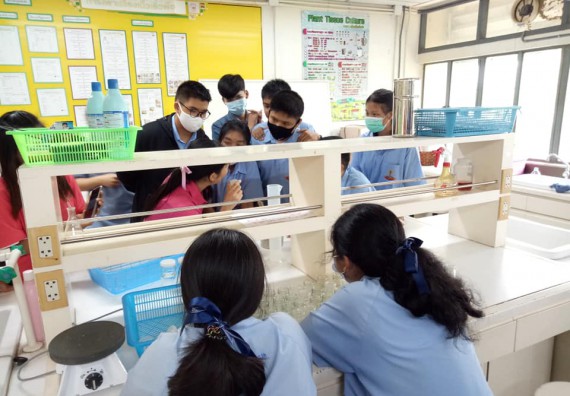 ภาพกิจกรรม โปรแกรมวิชาชีววิทยา จัดค่ายเทคนิคปลอดเชื้อและเพาะเลี้ยงเนื้อเยื่อพืช