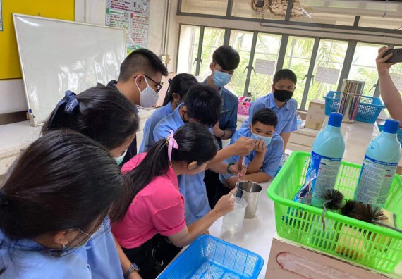 ภาพกิจกรรม โปรแกรมวิชาชีววิทยา จัดค่ายเทคนิคปลอดเชื้อและเพาะเลี้ยงเนื้อเยื่อพืช