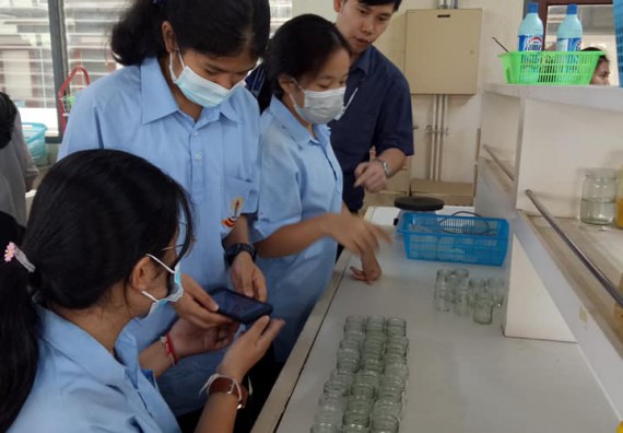 ภาพกิจกรรม โปรแกรมวิชาชีววิทยา จัดค่ายเทคนิคปลอดเชื้อและเพาะเลี้ยงเนื้อเยื่อพืช