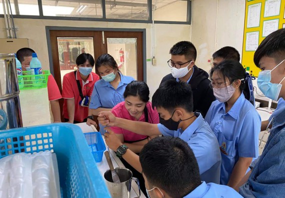 ภาพกิจกรรม โปรแกรมวิชาชีววิทยา จัดค่ายเทคนิคปลอดเชื้อและเพาะเลี้ยงเนื้อเยื่อพืช