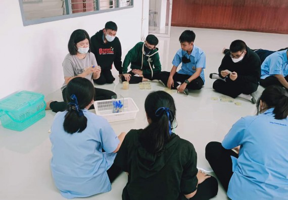 ภาพกิจกรรม โปรแกรมวิชาชีววิทยา จัดค่ายเทคนิคปลอดเชื้อและเพาะเลี้ยงเนื้อเยื่อพืช