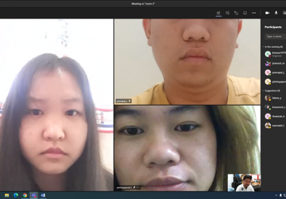 ภาพกิจกรรม คณะวิทยาศาสตร์และเทคโนโลยี จัดกิจกรรมส่งเสริมสมรรถนะและทักษะด้านการใช้ภาษาอังกฤษรูปแบบออนไลน์