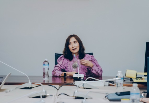 ภาพกิจกรรม คณะวิทยาศาสตร์และเทคโนโลยี ประชุมชี้แจงเกี่ยวกับโครงการพี่เลี้ยงสำหรับการเข้าสู่ตำแหน่งทางวิชาการ