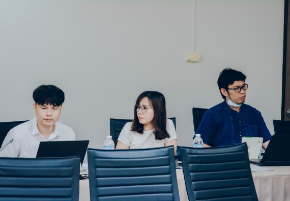 ภาพกิจกรรม คณะวิทยาศาสตร์และเทคโนโลยี ประชุมชี้แจงเกี่ยวกับโครงการพี่เลี้ยงสำหรับการเข้าสู่ตำแหน่งทางวิชาการ