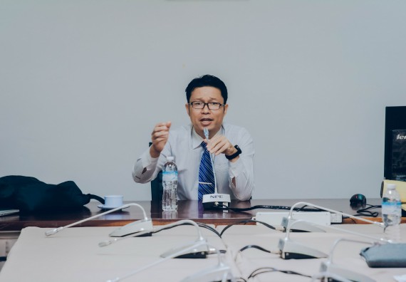 ภาพกิจกรรม คณะวิทยาศาสตร์และเทคโนโลยี ประชุมชี้แจงเกี่ยวกับโครงการพี่เลี้ยงสำหรับการเข้าสู่ตำแหน่งทางวิชาการ