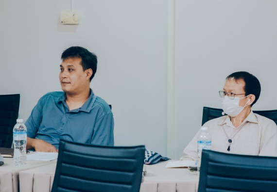 ภาพกิจกรรม คณะวิทยาศาสตร์และเทคโนโลยี ประชุมชี้แจงเกี่ยวกับโครงการพี่เลี้ยงสำหรับการเข้าสู่ตำแหน่งทางวิชาการ