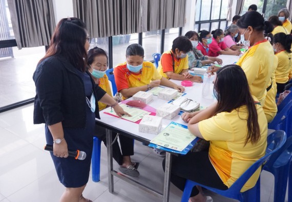 ภาพกิจกรรม โครงการ 1 ตำบล 1 มหาวิทยาลัย กิจกรรมเฝ้าระวัง COVID-19