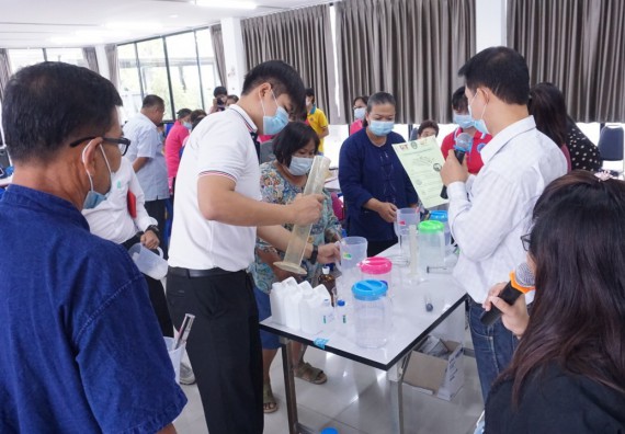 ภาพกิจกรรม โครงการ 1 ตำบล 1 มหาวิทยาลัย กิจกรรมเฝ้าระวัง COVID-19