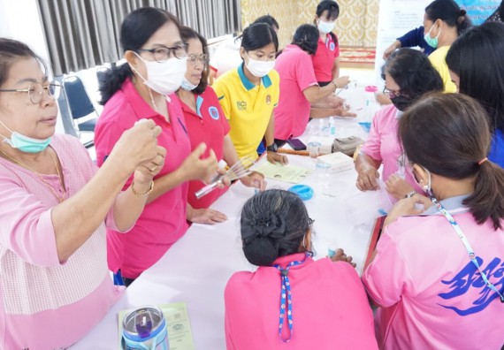 ภาพกิจกรรม โครงการ 1 ตำบล 1 มหาวิทยาลัย กิจกรรมเฝ้าระวัง COVID-19