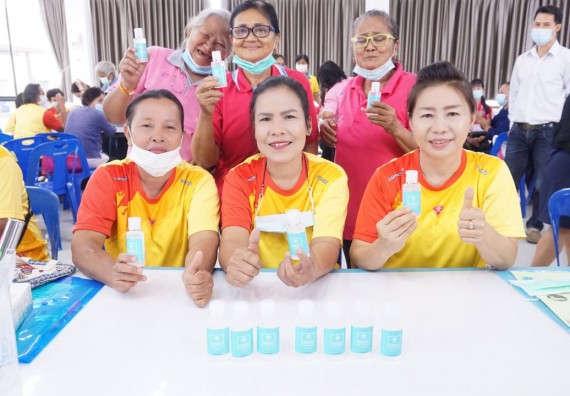 ภาพกิจกรรม โครงการ 1 ตำบล 1 มหาวิทยาลัย กิจกรรมเฝ้าระวัง COVID-19