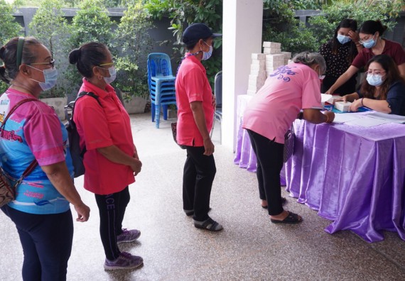 ภาพกิจกรรม โครงการ 1 ตำบล 1 มหาวิทยาลัย กิจกรรมเฝ้าระวัง COVID-19