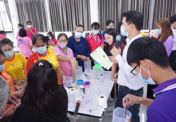 ภาพกิจกรรม โครงการ 1 ตำบล 1 มหาวิทยาลัย กิจกรรมเฝ้าระวัง COVID-19