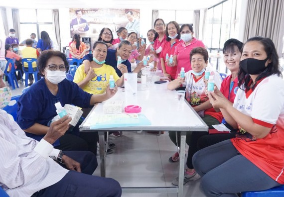 ภาพกิจกรรม โครงการ 1 ตำบล 1 มหาวิทยาลัย กิจกรรมเฝ้าระวัง COVID-19