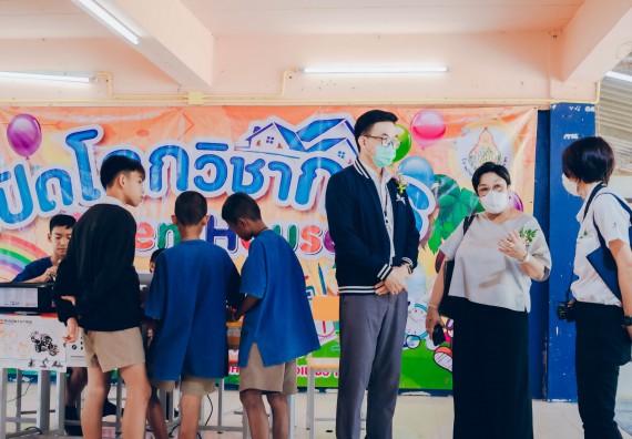 ภาพกิจกรรม คณะวิทยาศาสตร์และเทคโนโลยี จัดโครงการ open house เปิดโลกวิชาการ
