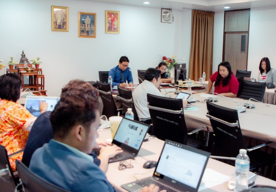 ภาพกิจกรรม ประชุมผู้บริหารคณะฯและคณะกรรมการขับเคลื่อนการรับสมัครนักศึกษา