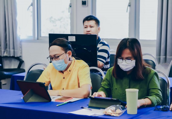 ภาพกิจกรรม คณะวิทยาศาสตร์และเทคโนโลยี จัดประชุมหารือแนวทางในการปรับปรุงหลักสูตร