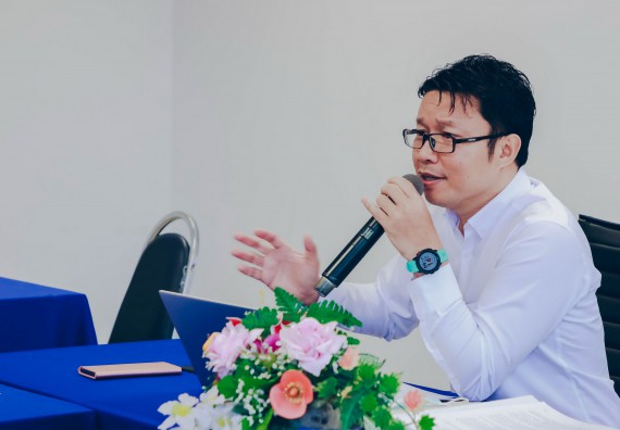 ภาพกิจกรรม คณะวิทยาศาสตร์และเทคโนโลยี จัดประชุมหารือแนวทางในการปรับปรุงหลักสูตร